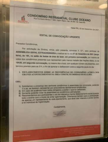 Confraternização termina em tiros e rende reunião extraordinária em condomínio da Zona Sul de Natal