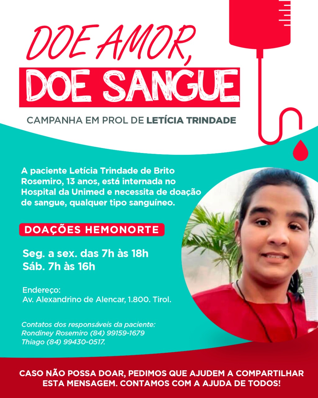 Campanha de doação de sangue