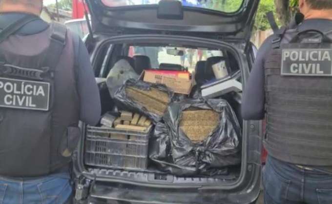 Polícia Civil apreende mais de 150 quilos de maconha em Natal; suspeito é preso