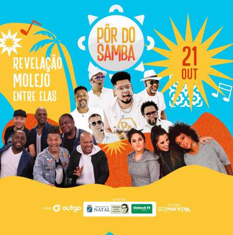 Ingressos para quarta edição do Pôr do Samba com Revelação, Molejo e Entre Elas já estão à venda