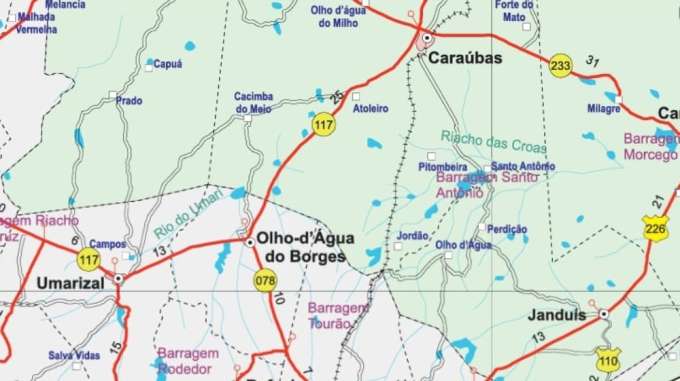 Após trecho de estrada ser levado pela chuva, DER envia equipe ao local