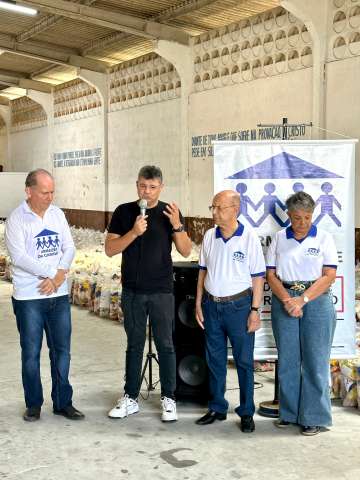 Clap do Bem faz doação de 20 toneladas de alimentos arrecadados no TBT WS