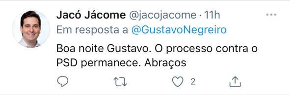 Jacó Jácome confirma que 
