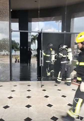 Incêndio no teatro em Mossoró