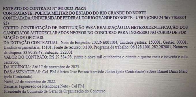 PM contrata UFRN para fiscalizar raça de candidatos para Curso de Oficiais