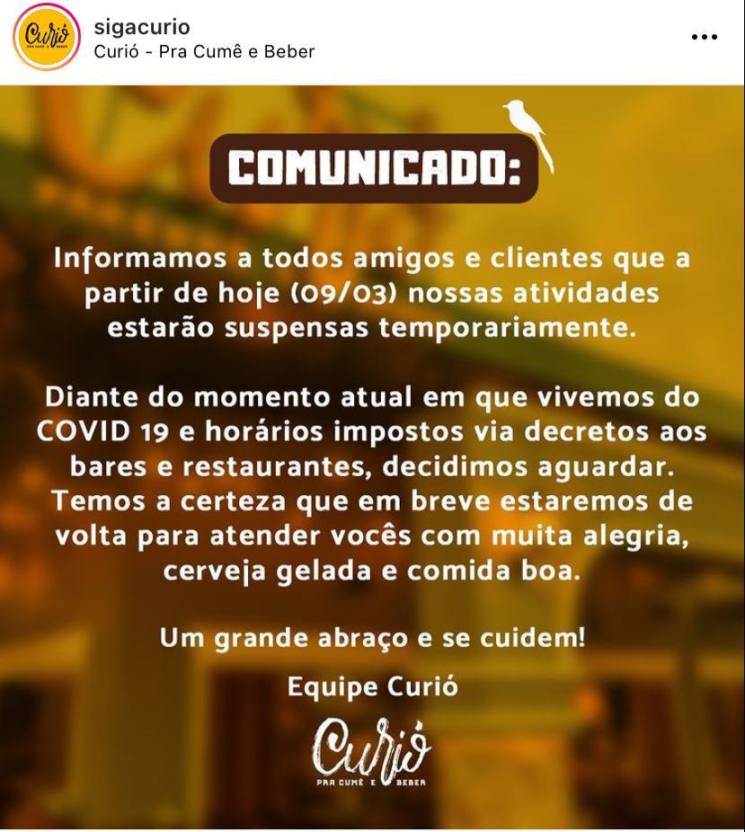 Bar famoso de Ponta Negra suspende funcionamento