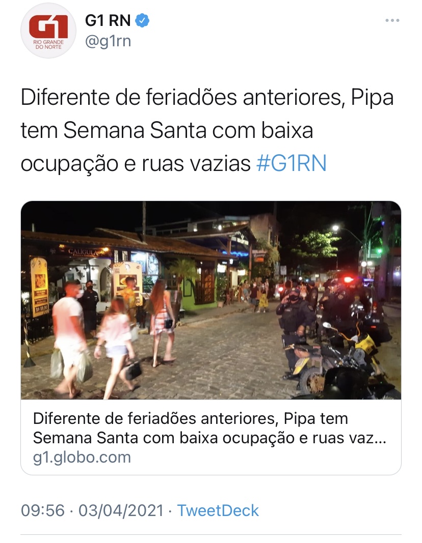 InterPT Cabugi e G1 RN comemoram Pipa vazia
