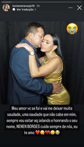 A despedida da viúva do prefeito de São José de Campestre