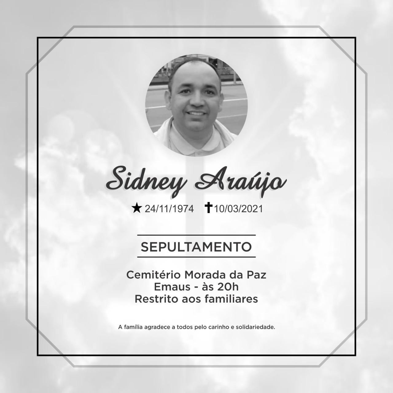 Mais uma perda: Gerente Regional da M Dias Branco, Sidney Araújo, morre de Covid-19