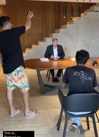 Pezão começa a gravar seu reality show