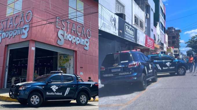 Operação da Receita Federal no Centro de Mossoró