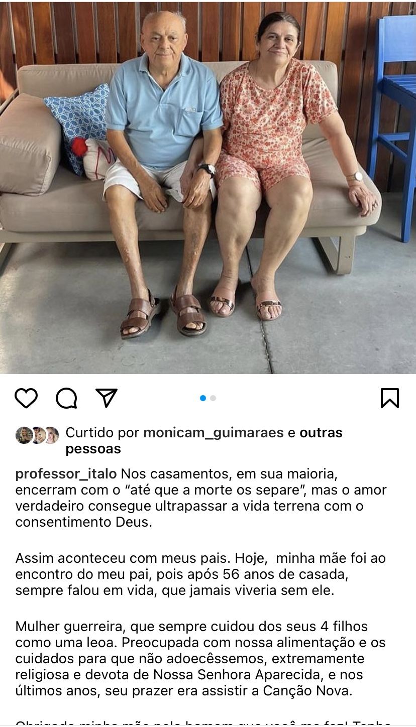 Vereador de Parnamirim perde pai e mãe em 4 dias