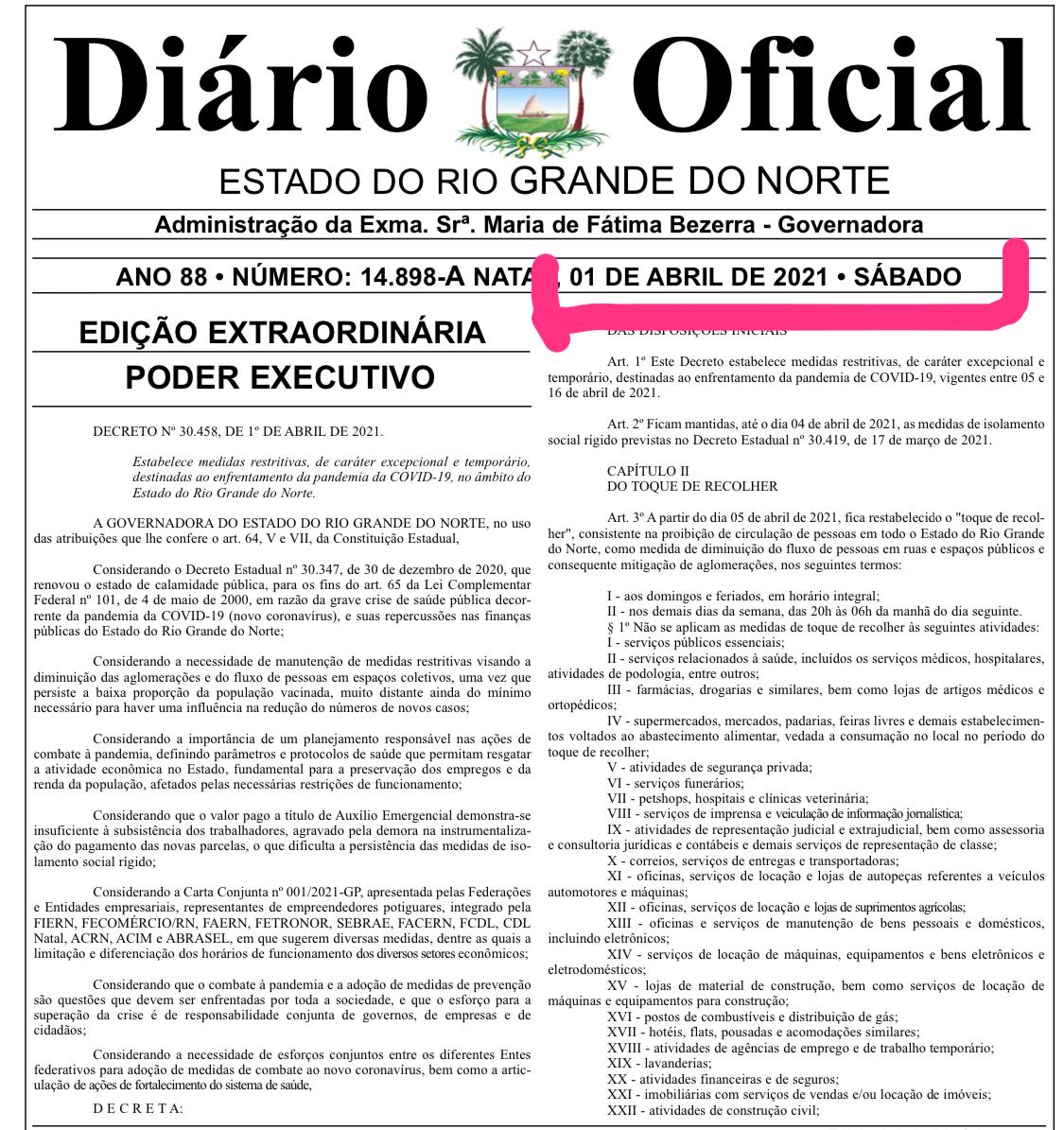 Até o calendário no governo é fake