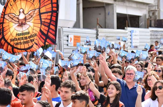 Presidente em exercício da ALRN participa da 14ª Romaria da Gratidão em Santa Cruz