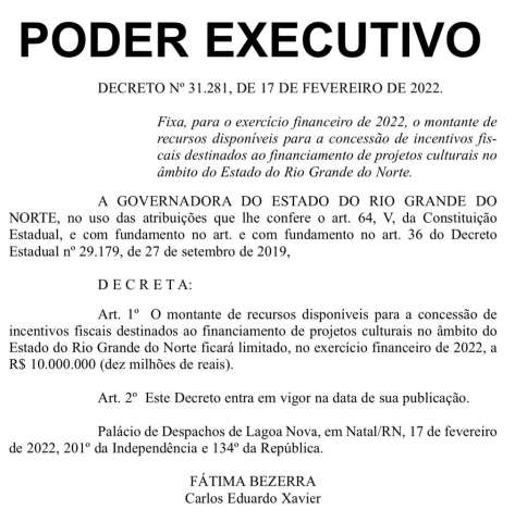 Enquanto enrola professores e policiais civis, Fátima libera R$ 10 milhões para turma da Cultura