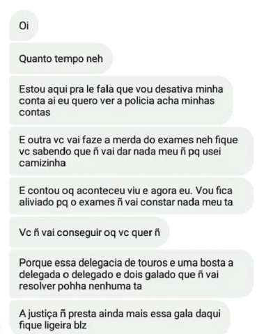 Suspeito de estupro manda mensagens à vítima, debocha da Polícia e é preso em Touros