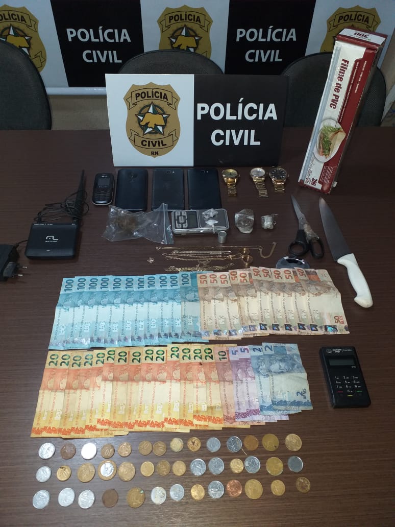 Polícia Civil recaptura foragido da justiça e prende suspeito por tráfico de drogas
