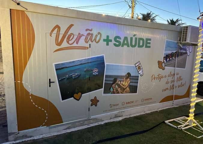 Prefeitura de Parnamirim leva Container da Saúde para Praia de Pirangi