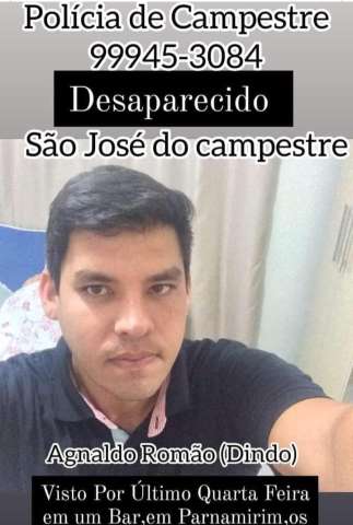 Filho de ex-prefeita do RN desaparece após sair para beber com amigos
