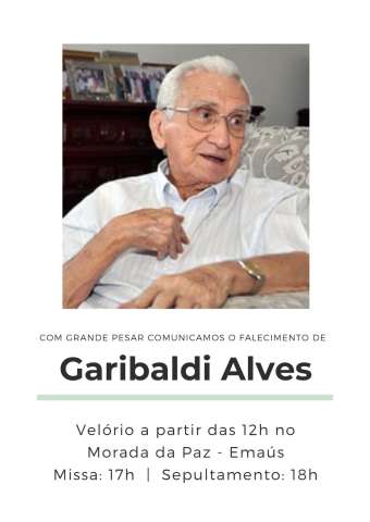 Velório e sepultamento de Garibaldi Alves