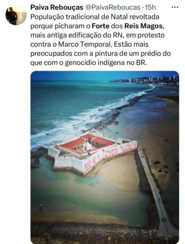 Diretor de comunicação da UFRN apoia ato de vandalismo