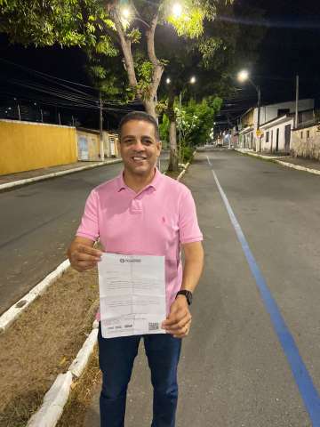 Prefeitura atende indicação de Wolney França e Alameda na principal via de Emaús está em funcionamento