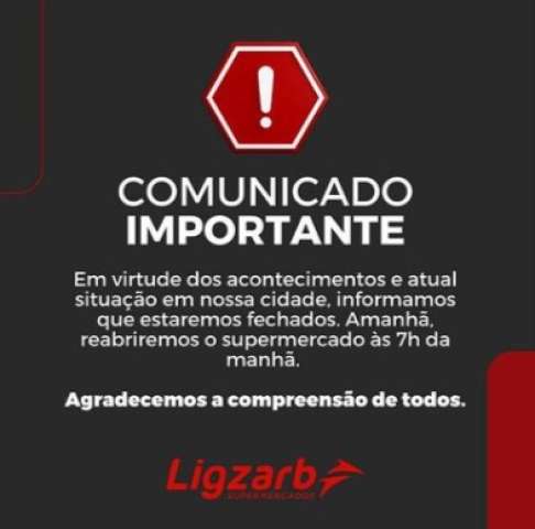 Grupo de supermercados anuncia fechamento em Natal por causa da violência; Caicó continua aberta