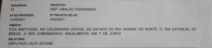Ridículo: Ubaldo Fernandes quer criar o Dia do Brega