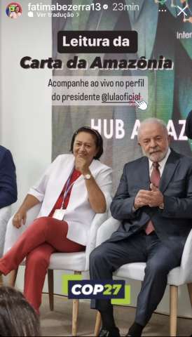 Fátima cumpre um dos objetivos da viagem ao Egito