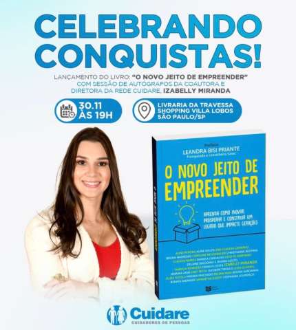 Novas formas de empreender: fundadora de uma das maiores redes de cuidadores do Brasil é coautora em livro inédito