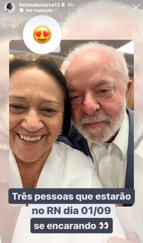 Fátima muito animada para a chegada do presidente