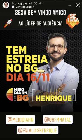 Luis Henrique reforça time da 96FM