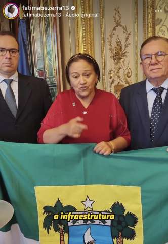 Comédia: Enrolada na bandeira do RN, Fátima Bezerra fala do sucesso da viagem