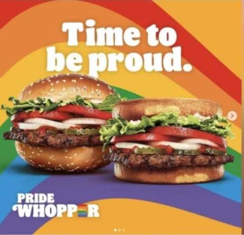 Burger King lança sanduíche com “dois pães iguais” para celebrar mês LGBTQIA+