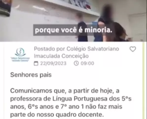 Professora é demitida após ensinar linguagem neutra em sala de aula