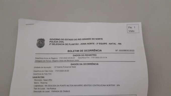 Natal está assim: Mulher mostra BO para comprovar que 