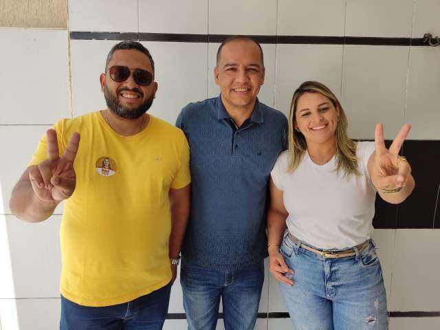 Taveira Júnior recebe apoio da candidata a deputada federal Bebel Medeiros