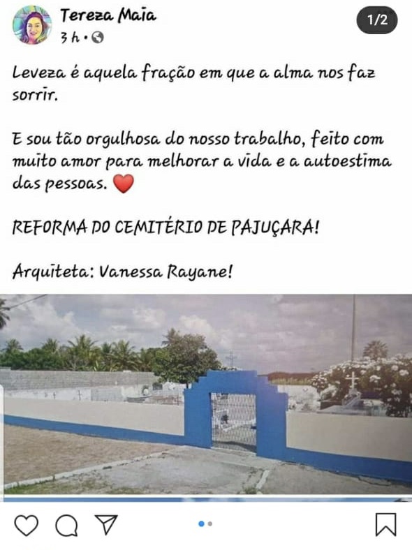 Odorico Paraguaçu baixou na 1° dama de São Gonçalo