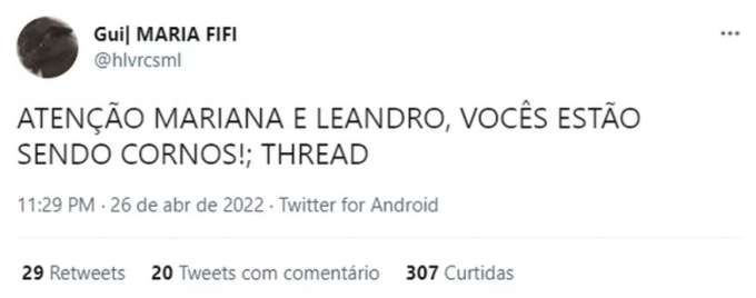 Mulher descobre traição após tuiteiro expor conversa ouvida em ônibus