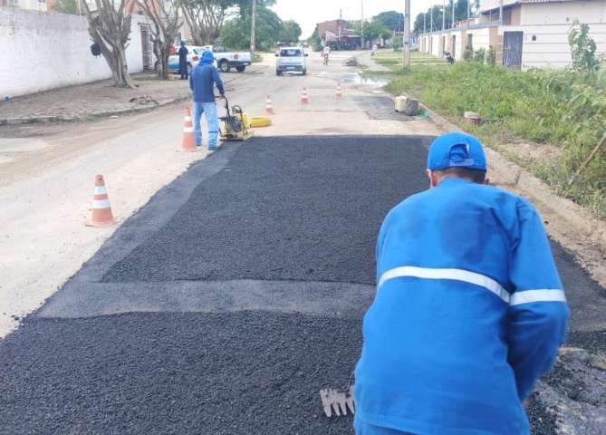 Secretaria de Infraestrutura inicia operação tapa-buracos em Bela Macaíba