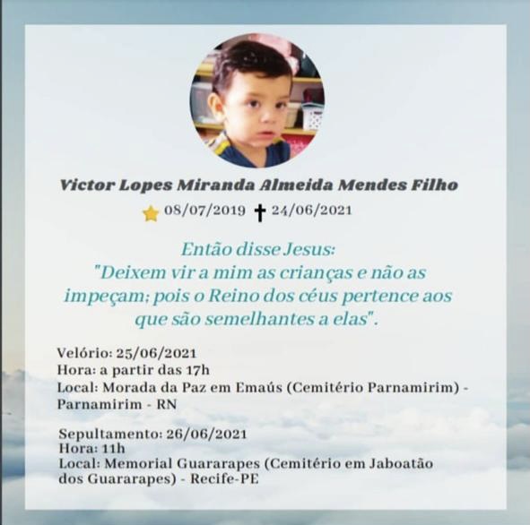 Morre neto do ex-vereador Franklin Capistrano