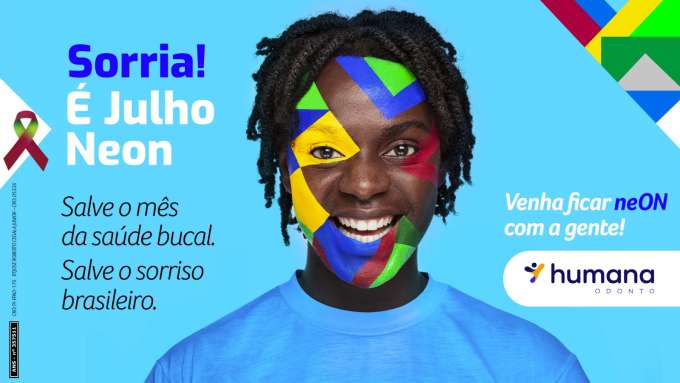 Campanha Julho Neon na Humana Saúde