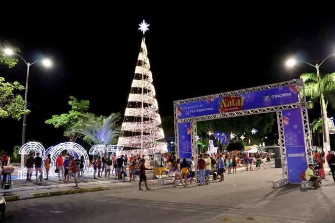 Natal em Macaíba começa nesta sexta-feira com acendimento da iluminação e segue até dia 22 com shows