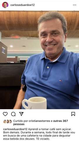 Carlos Eduardo confessa vício