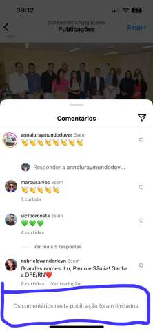 Defensoria bloqueia comentários em rede social após situação envolvendo defensor público