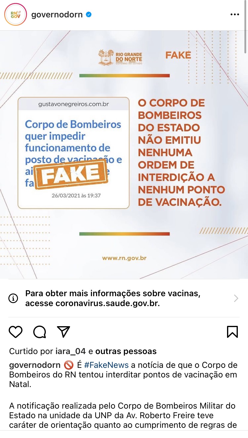 Comunicacão safada de um governo picareta