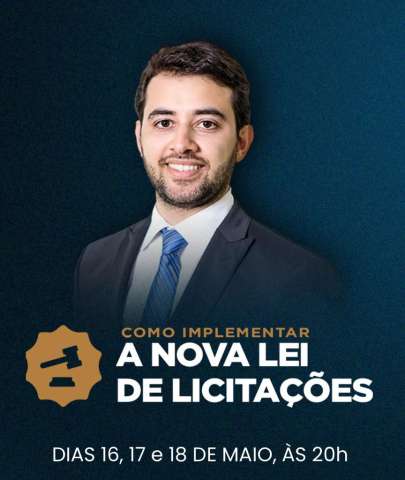 Nova Lei de Licitações  será tema de curso on-Line a partir de hoje (16)
