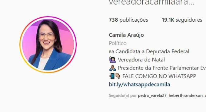 Camila tem grande engajamento no União Brasil