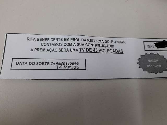 Funcionários do Walfredo Gurgel fazem rifa para reforma no hospital
