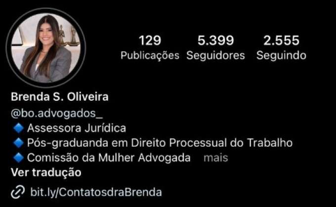 Advogada publicou no Insta antes de ser assassinada ao lado do cliente